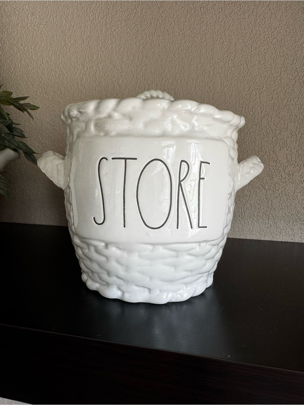 Rae Dunn Artisan Collection ‘Store’ Canister with Handles
